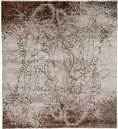 Kilepa C Silk Wool Hand Knotted Tibetan Rug Product Image