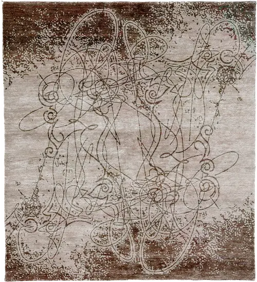 Kilepa C Silk Wool Hand Knotted Tibetan Rug