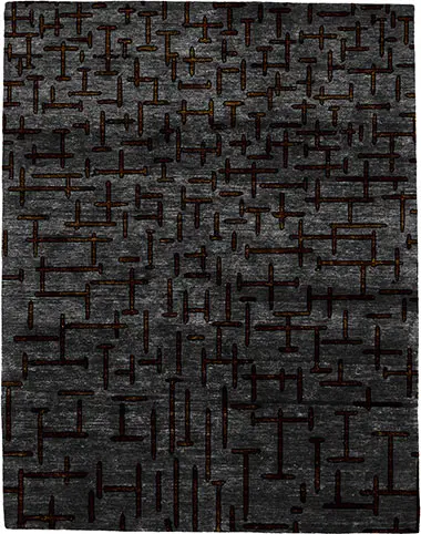 Corona B Wool Hand Knotted Tibetan Rug Product Image