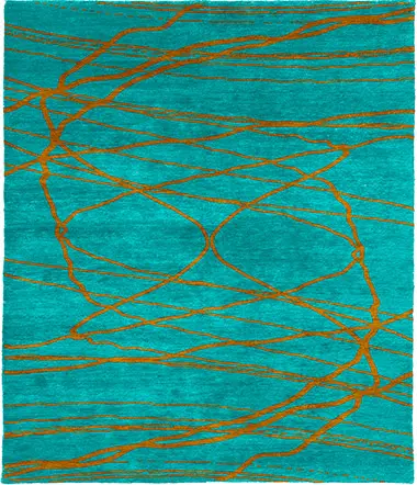 Auburn A Wool Hand Knotted Tibetan Rug Product Image