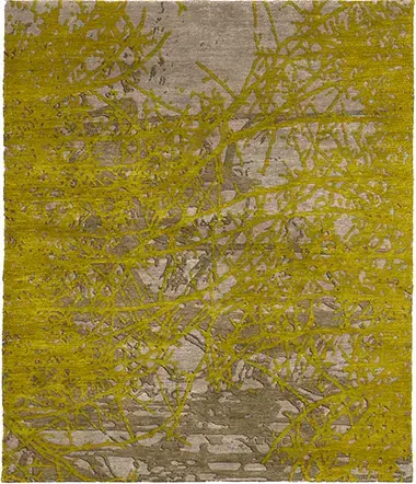 Nain Wool Hand Knotted Tibetan Rug