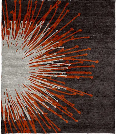 Natura B Wool Hand Knotted Tibetan Rug Product Image