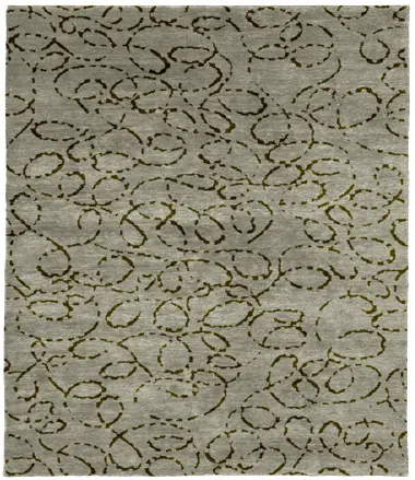 Alpheratz D Silk Wool Hand Knotted Tibetan Rug Product Image