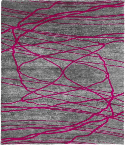 Auburn C Wool Hand Knotted Tibetan Rug