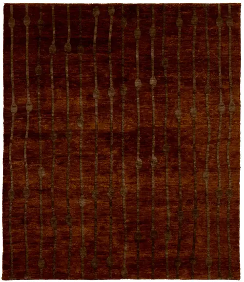 Medon B Wool Hand Knotted Tibetan Rug