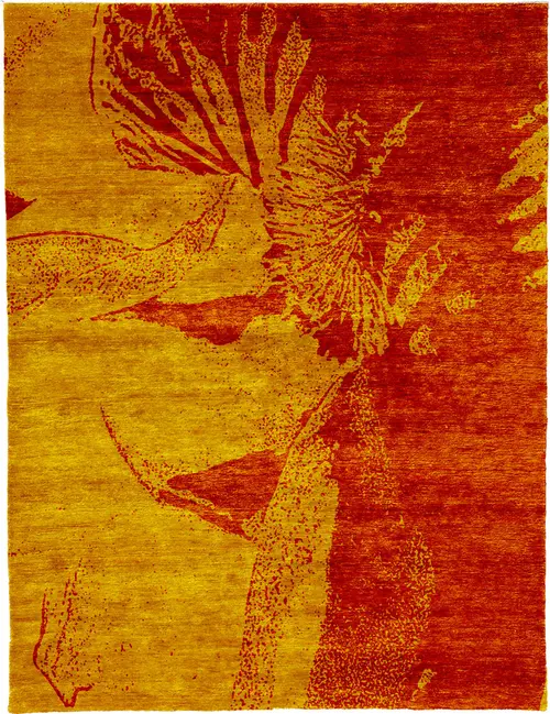 Jamui Wool Hand Knotted Tibetan Rug