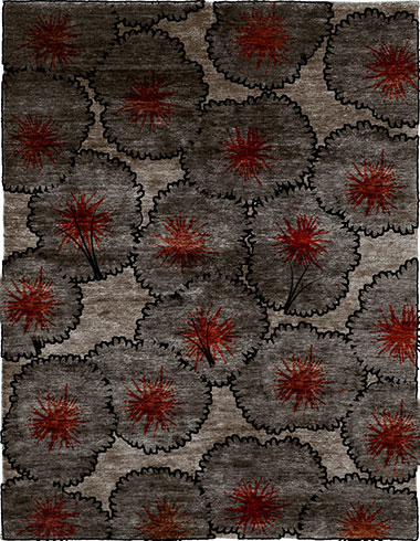 Saiph A Wool Hand Knotted Tibetan Rug Product Image