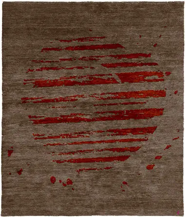 Bandar Abbas Wool Hand Knotted Tibetan Rug Product Image