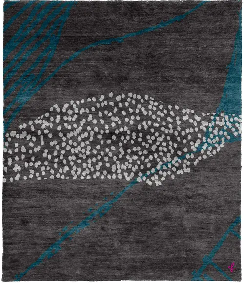 Yumboes C Wool Hand Knotted Tibetan Rug