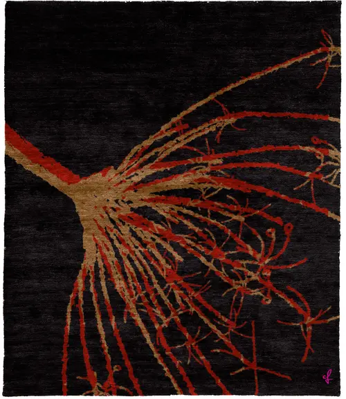 Vodyanoi A Wool Hand Knotted Tibetan Rug