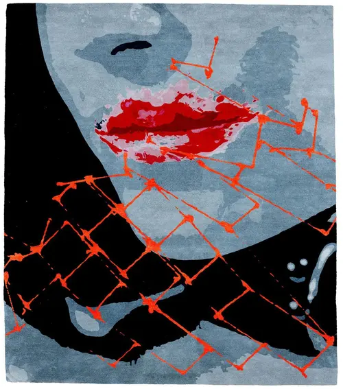 Lips Wool Rug