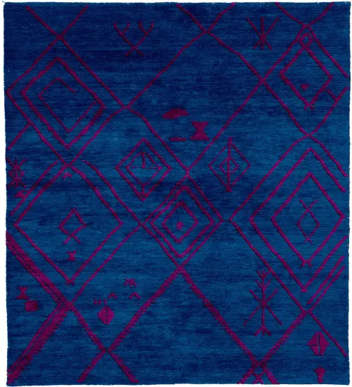 Moorak C Wool Hand Knotted Tibetan Rug