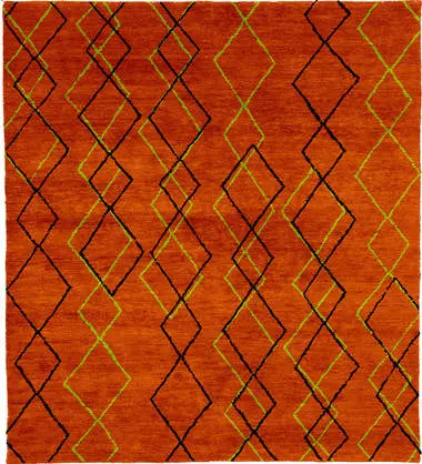 Dan Gui B Wool Hand Knotted Tibetan Rug