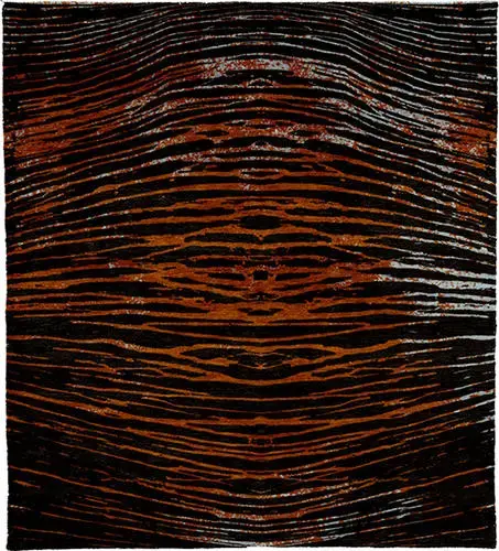 Ylva B Silk Wool Hand Knotted Tibetan Rug