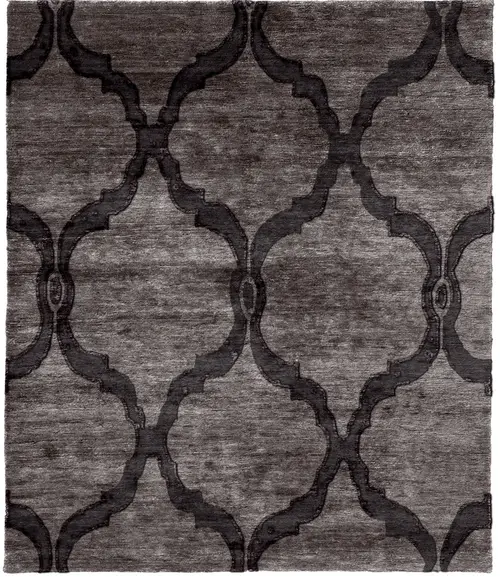 Abstract B Wool Hand Knotted Tibetan Rug