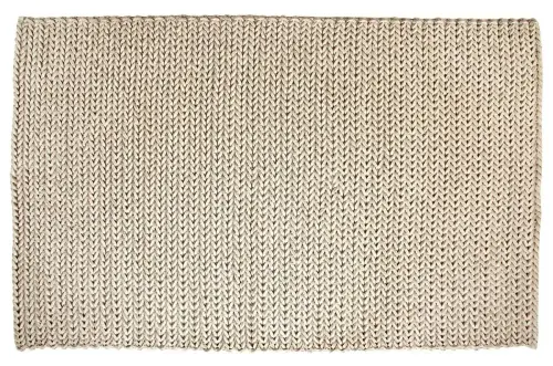Contract Braided Felt Silver Rug