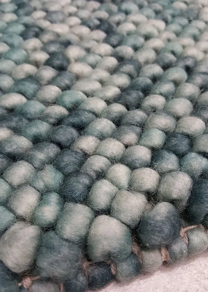 Truffles Blue Felted Shag Product Image