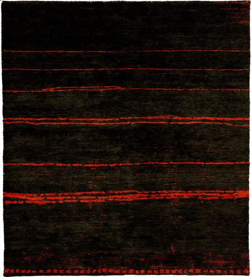 Departure A Mohair Hand Knotted Tibetan Rug