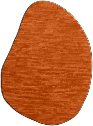 Flagstone Tangerine Wool Rug