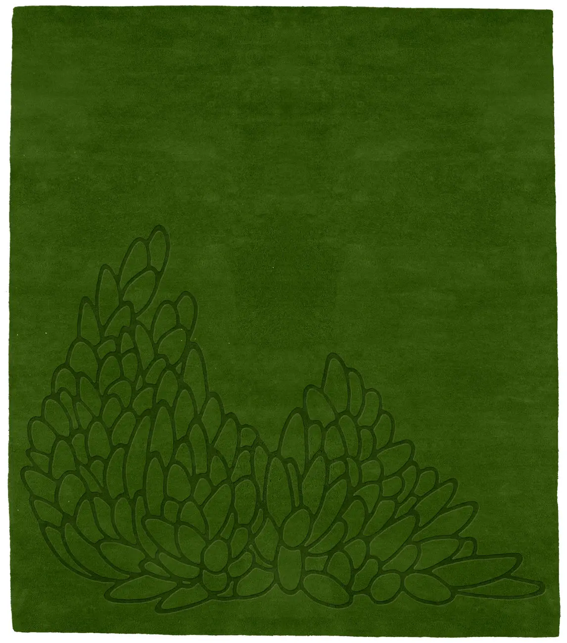 Leaves Moss Rug