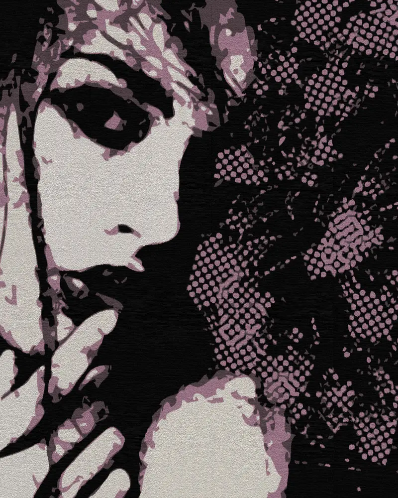 Ofra Magenta Signature Rug