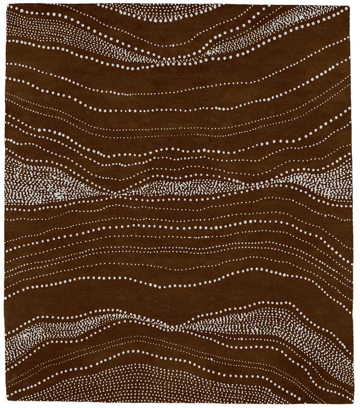 Point Art Brown Rug