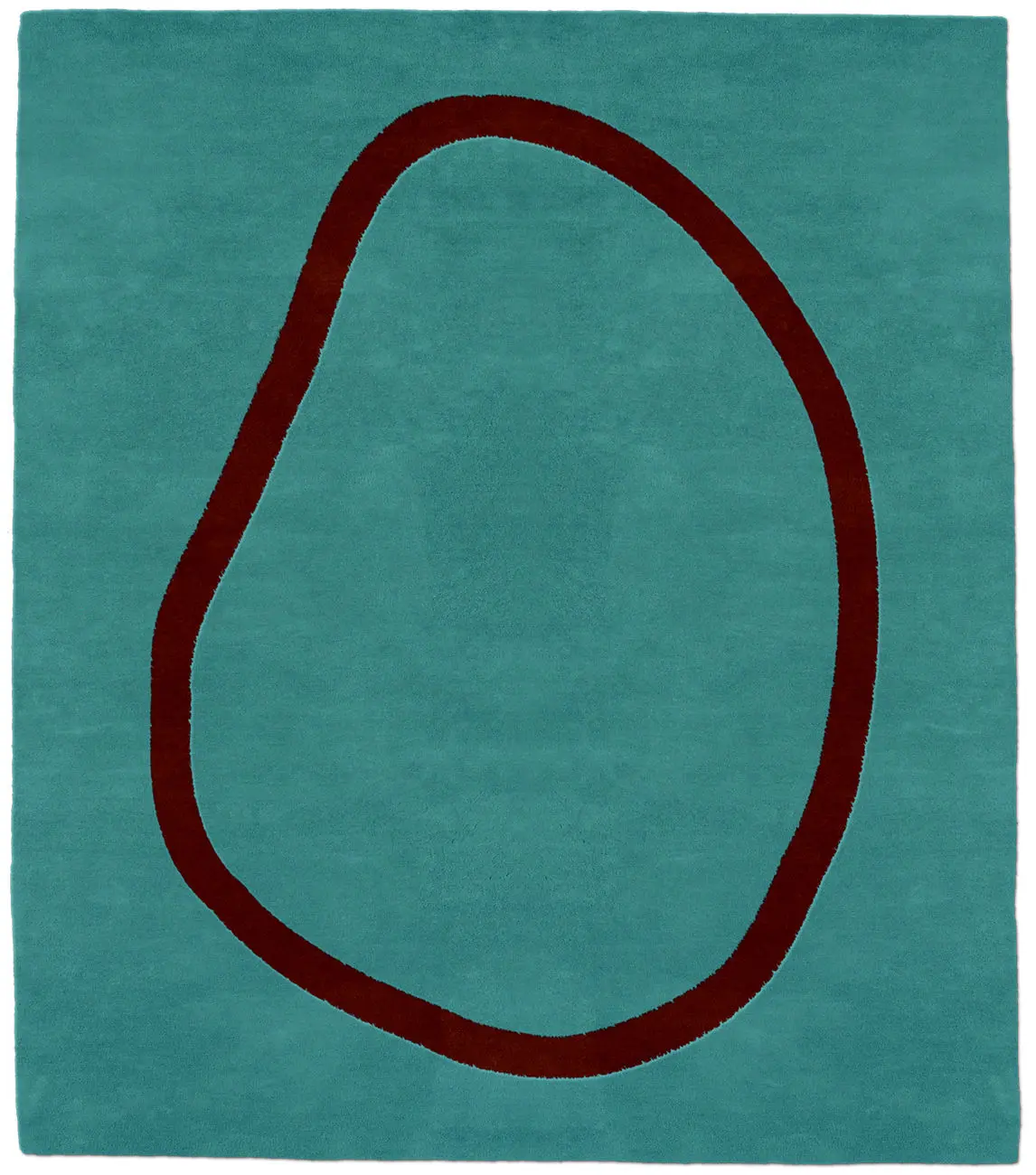 Rock Wine - Turquoise Rug