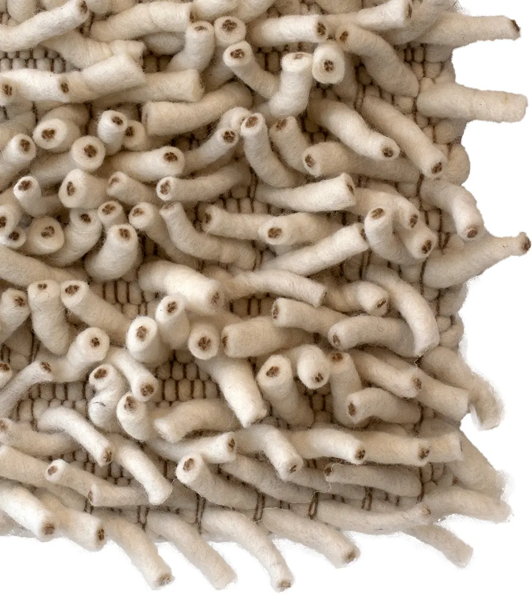 Sedona Solo 100_100 Natural White Shag Rug