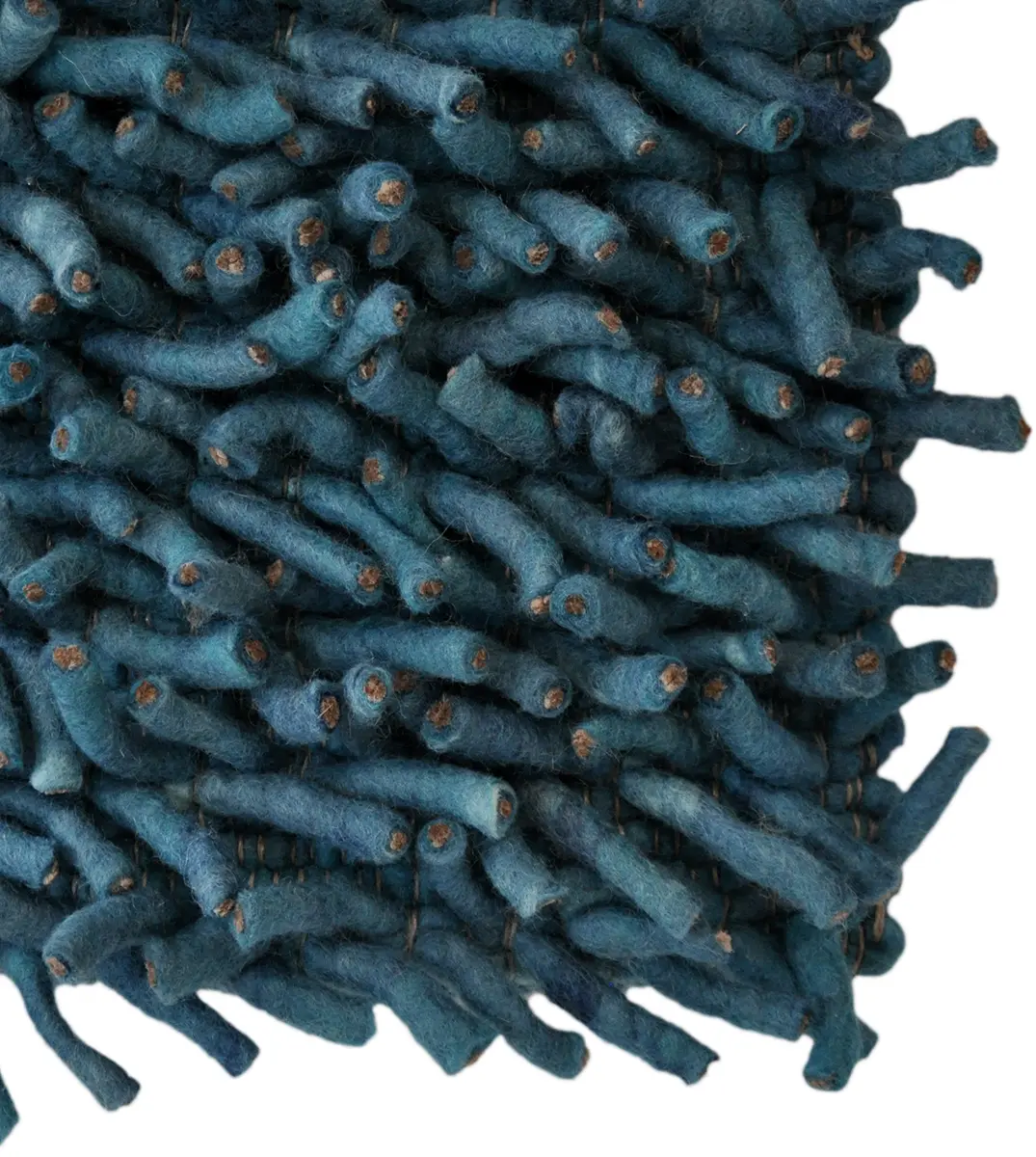 Sedona Solo 154_154 Deep Turquoise Shag Rug