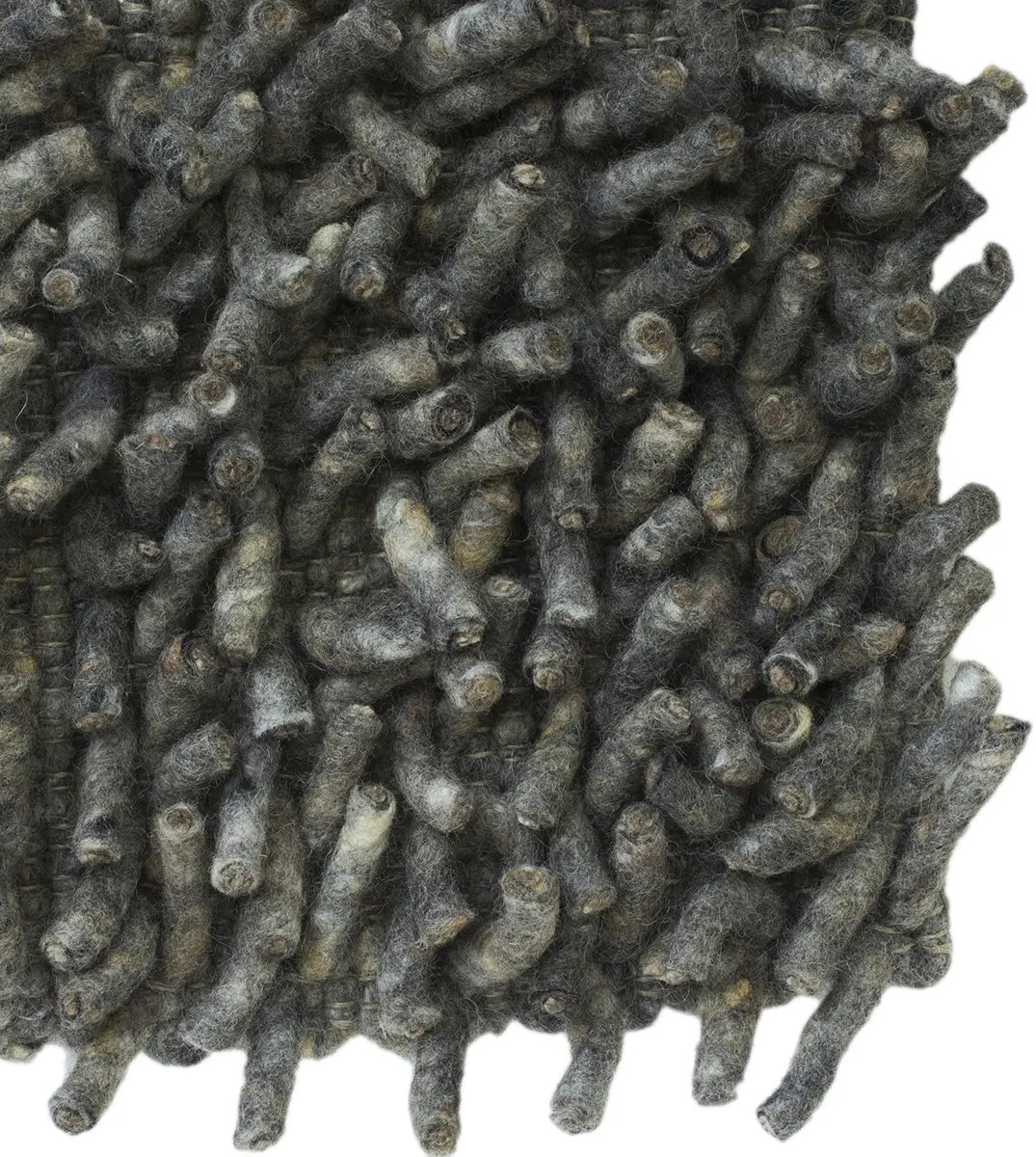 Sedona Solo 38_38 Smoky Charcoal Shag Rug