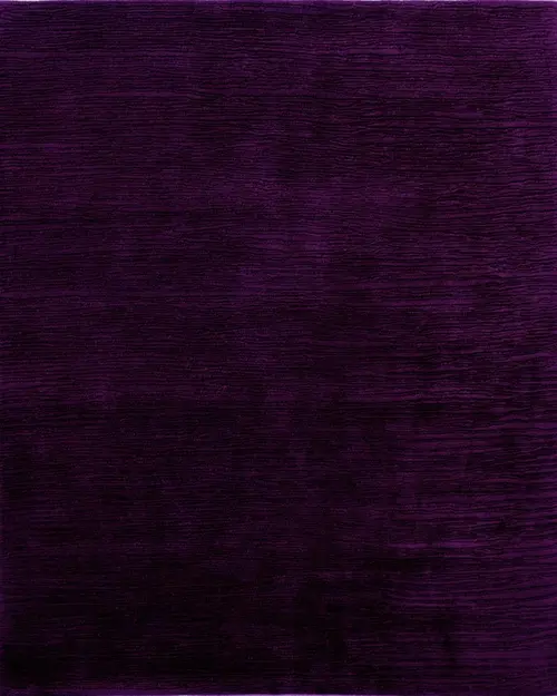 Solid Bordeaux Shore Wool Rug