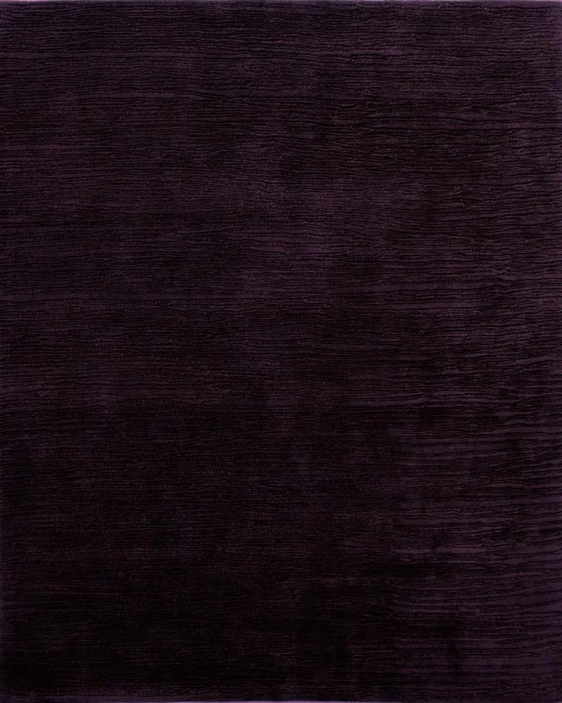 Solid Eggplant Shore Wool Rug Product Image