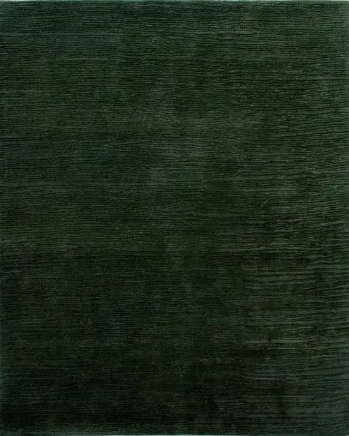 Solid Evergreen Shore Wool Rug