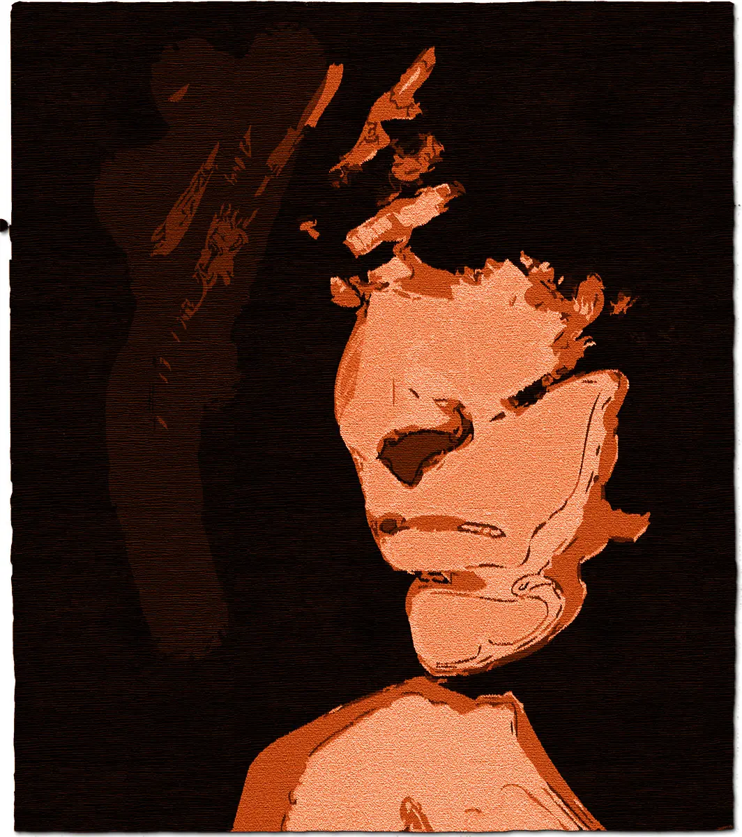 Stern Tangerine Signature Rug