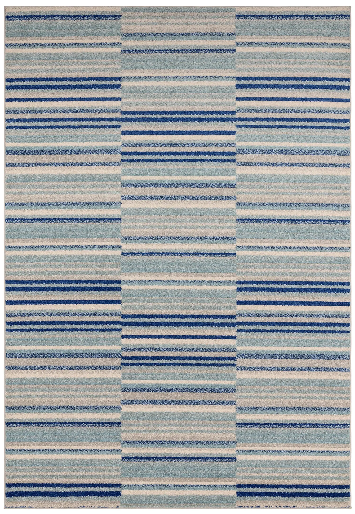 Muse Blue Stripe Rug MU05