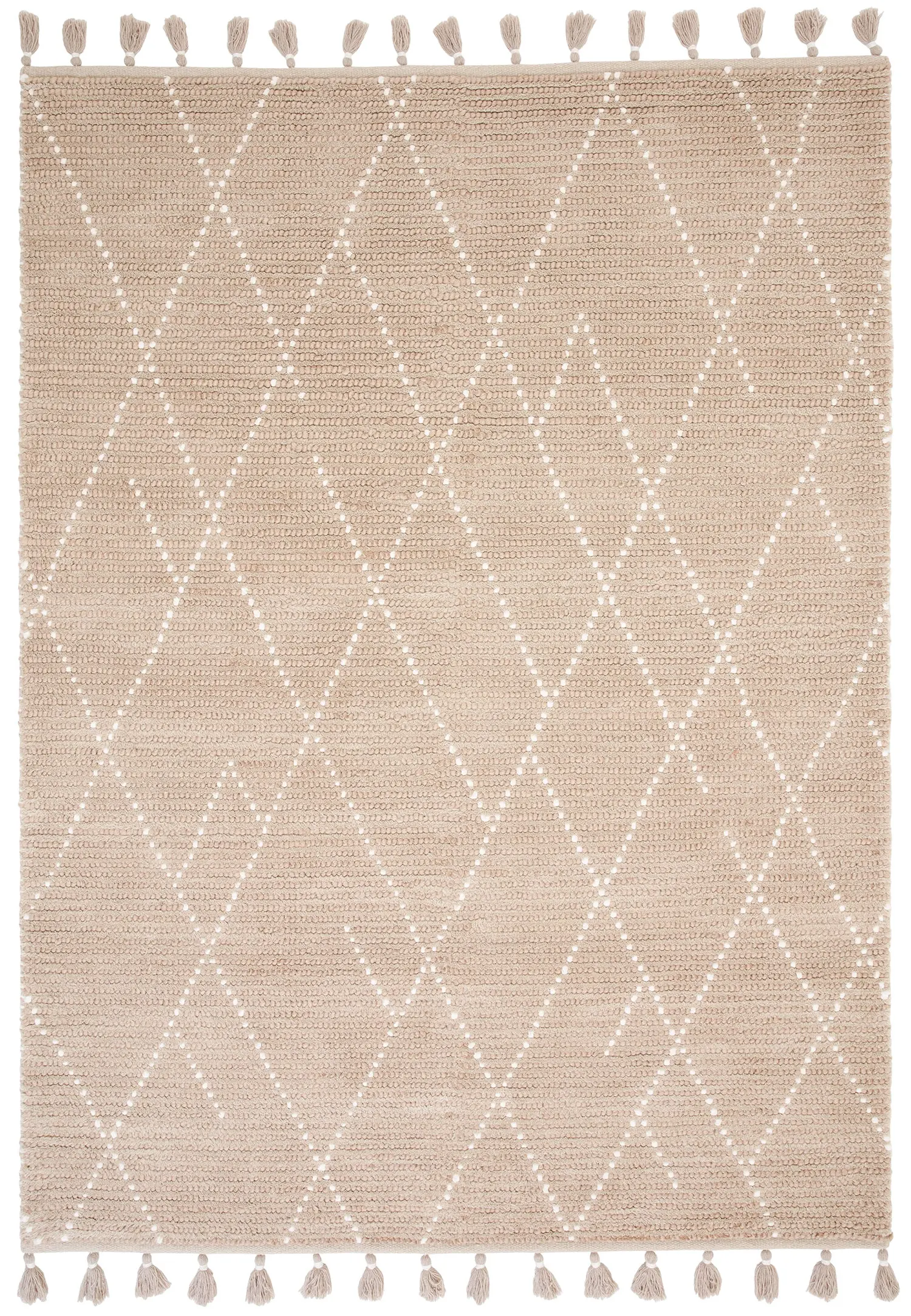 Nepal Sand/Cream Linear Rug