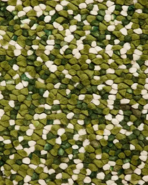 Barcelona Green Felted Rug
