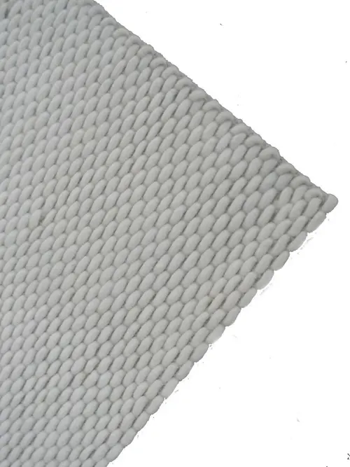 Simplecity-10 White Felted Rug