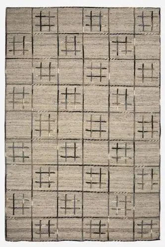 Window Beige Felted Rug Product Image