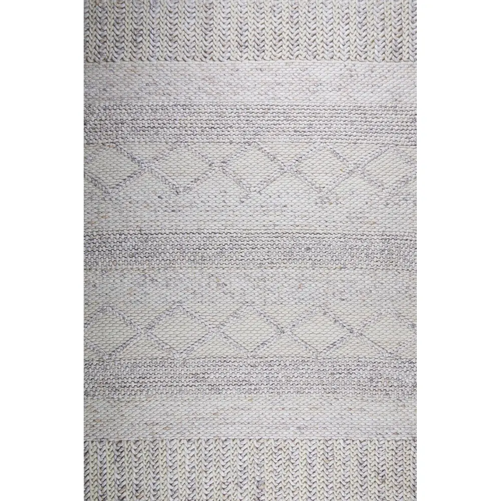 Au Lait Gray Felt Shag Rug