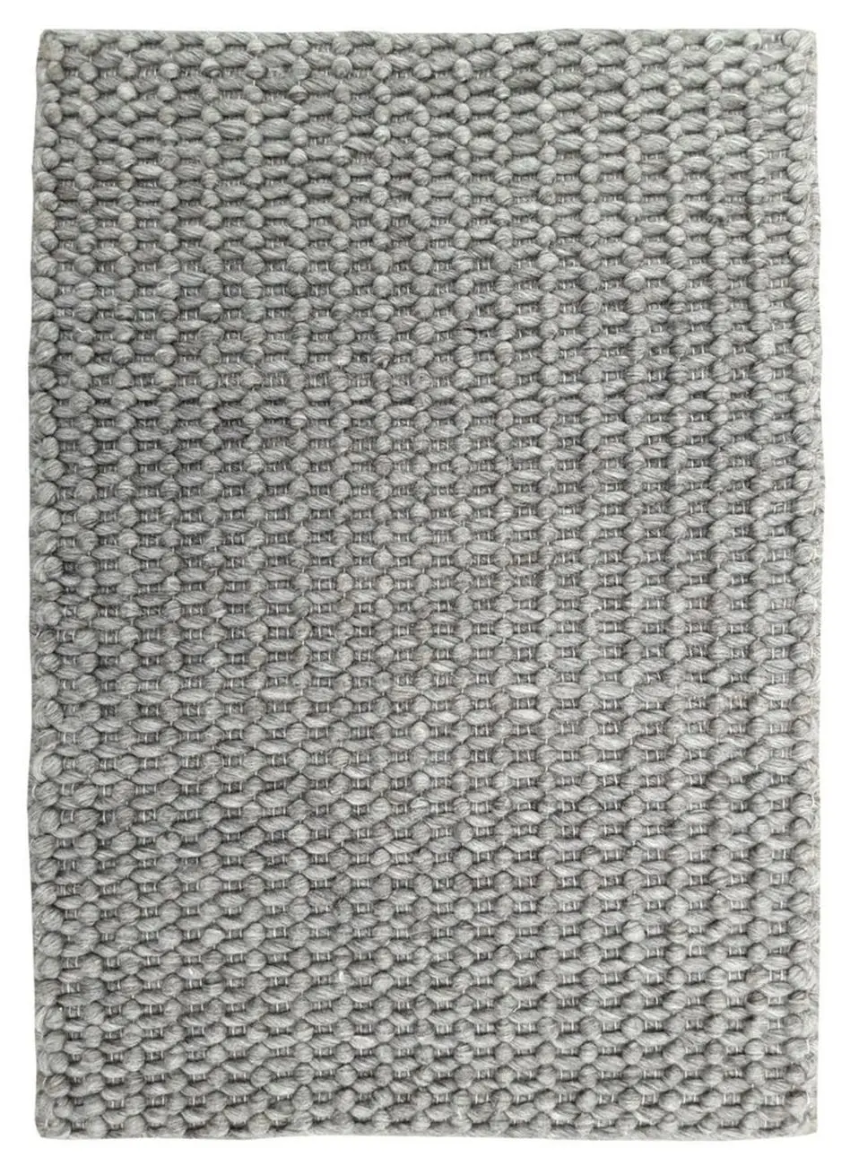 Carbon Gray Felt Shag Rug