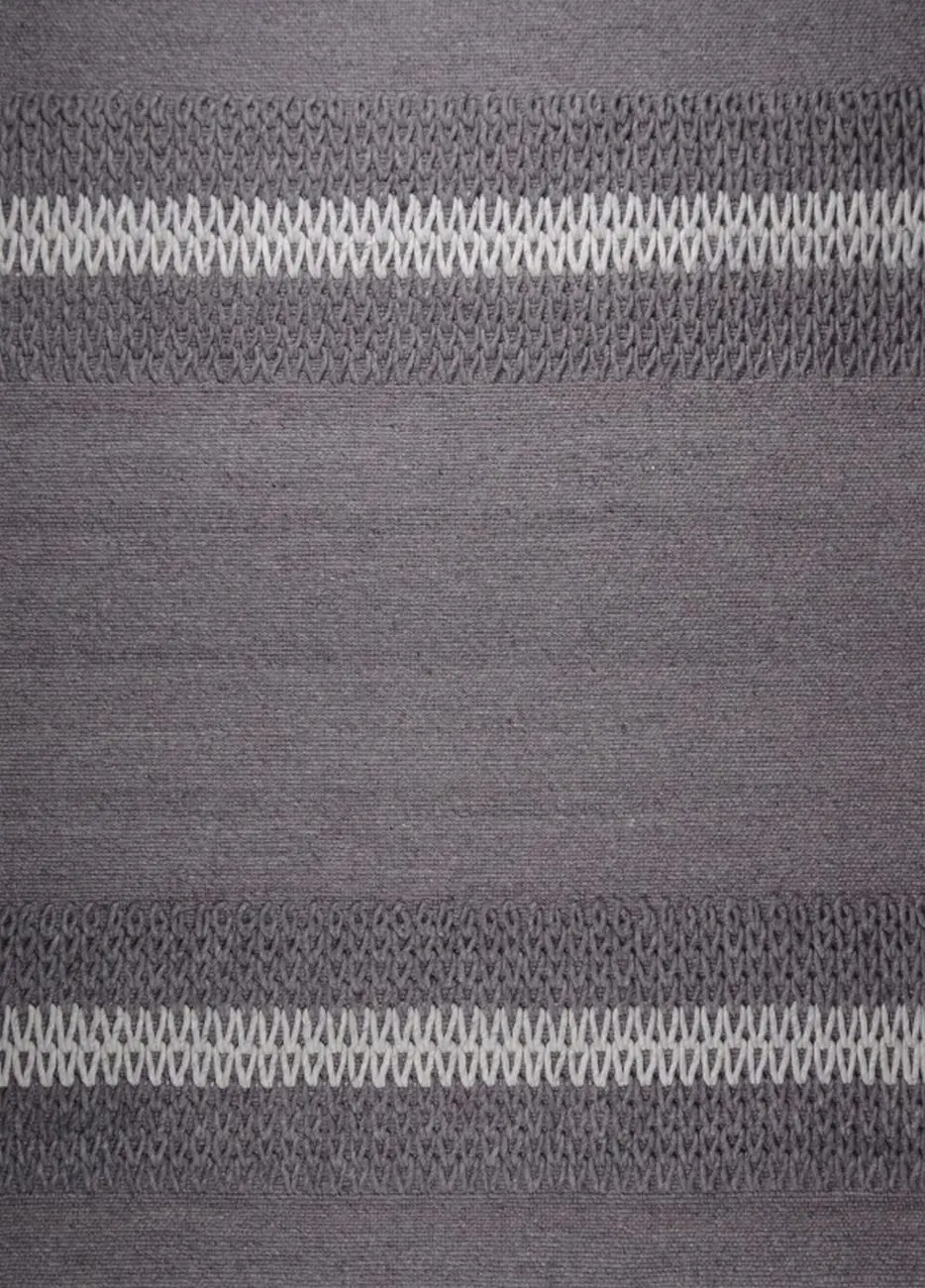 Echo Gray Felt Shag Rug