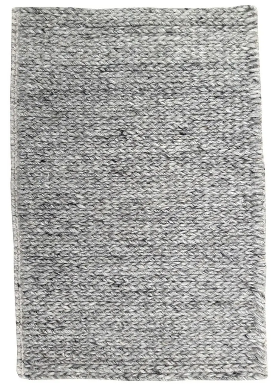 Narva Silver Gray Felt Shag Rug