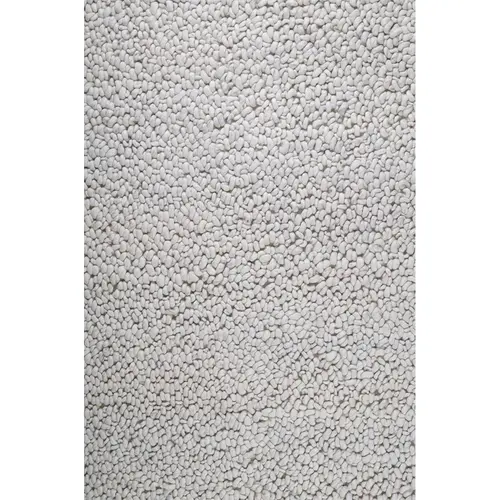 Pearl White Felt Shag Rug