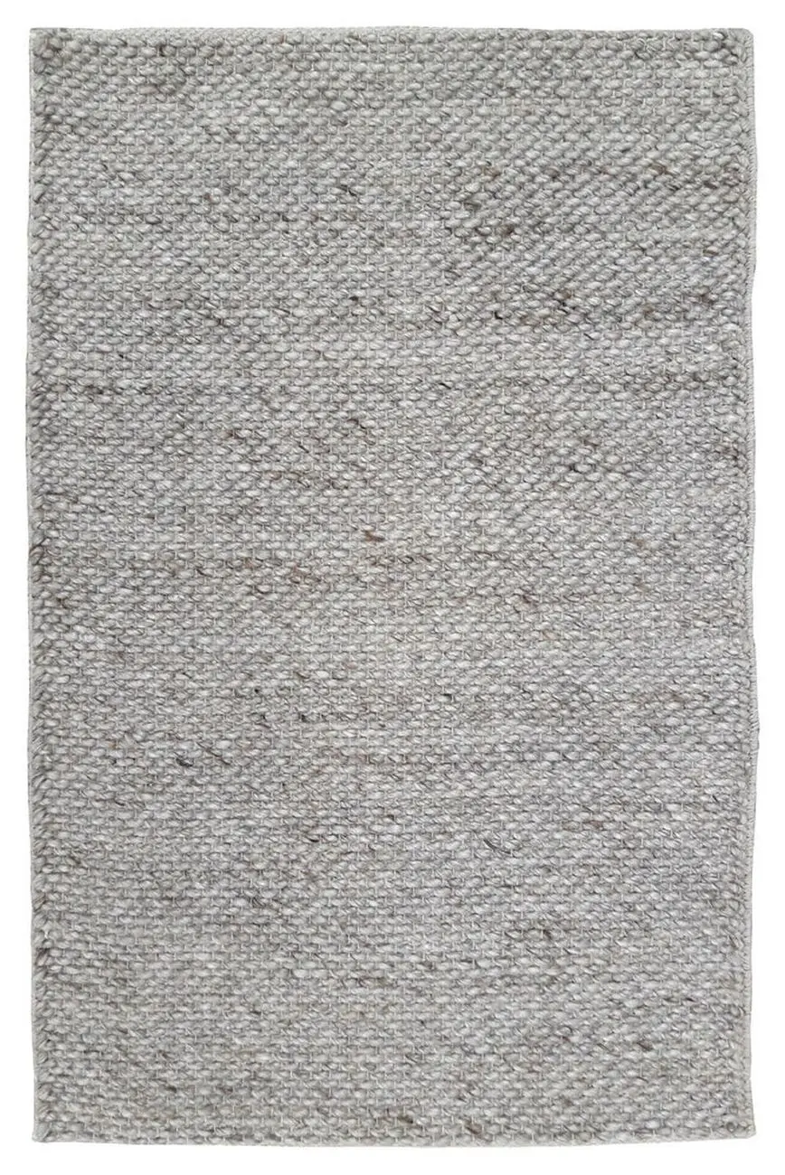 Thatch Silver Felt Shag Rug