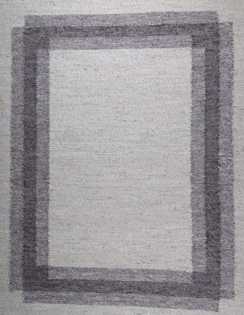 Tone Gray Felt Shag Rug