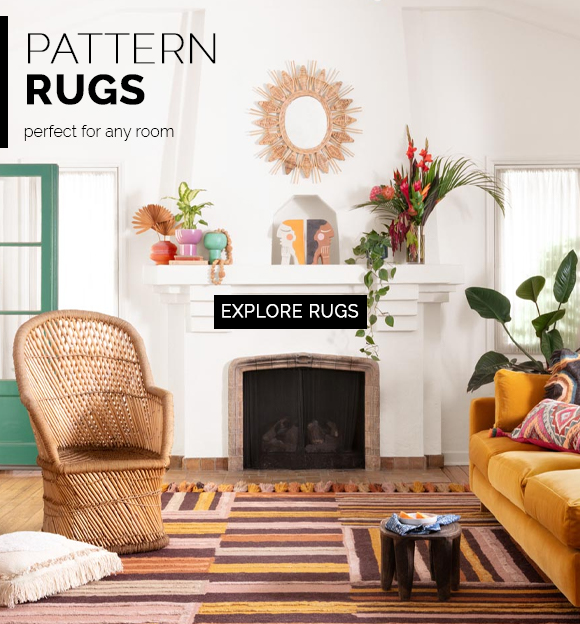 Patterned rugs are perfect for any room. Explore our patterned collections now!