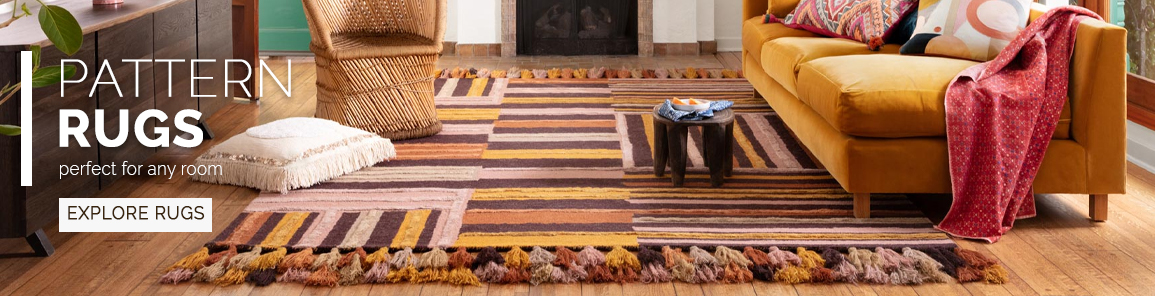 Patterned rugs are perfect for any room. Explore our patterned collections now!