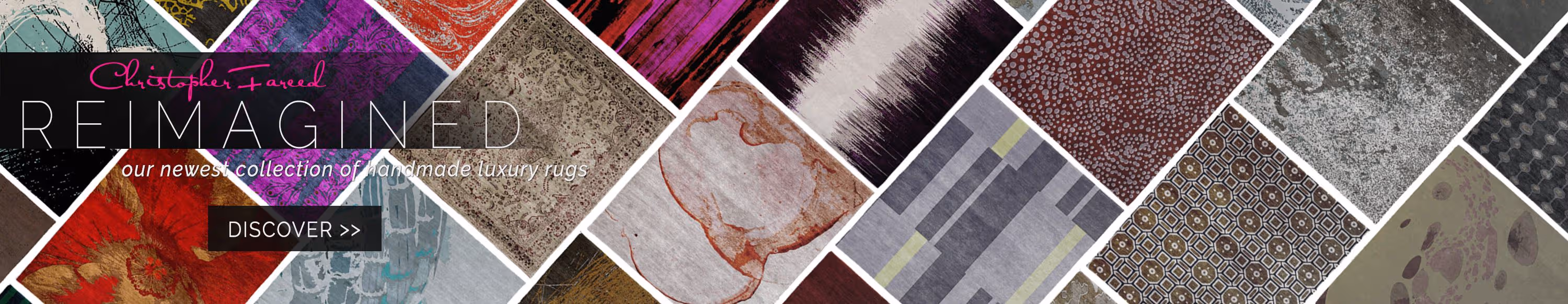 Introducing our latest collection from Christopher Fareed Design Studios, where classic elegance meets modern sophistication. This collection takes the bold, vibrant designs that Christopher Fareed is known for and reimagines them in a palette of muted, subdued colors. Each rug in this collection showcases the same intricate patterns and attention to detail, now softened to create a serene and understated elegance. Crafted with the finest New Zealand wool and accented with luxurious banana silk, these rugs offer a unique blend of durability and opulence. Experience the tactile pleasure of textured surfaces, achieved through the use of multiple pile heights that add depth and dimension to the designs. Whether you choose a rug that is purely New Zealand wool or one that features the silky accents of banana silk, each piece promises to be a statement of refined taste and timeless style. Explore the collection.