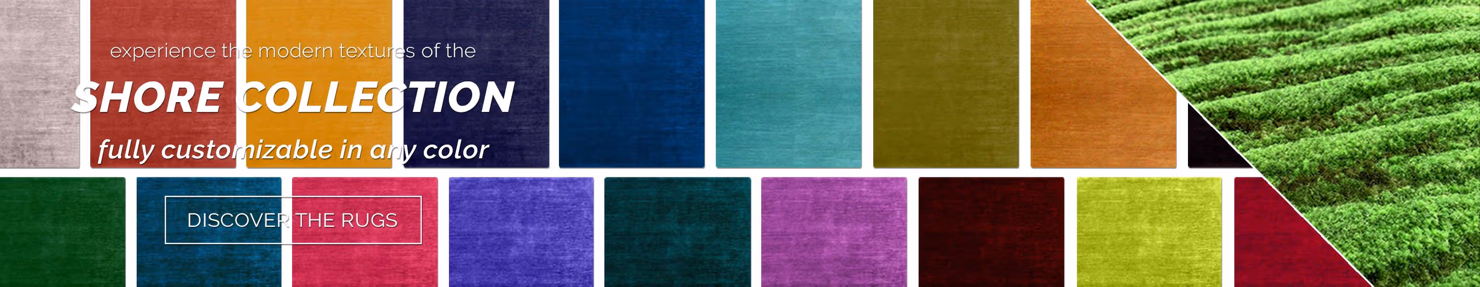 Experience the modern textures of the Shore Rug Collection by designer Christopher Fareed. This collection of handmade rugs is fully customizable and can be woven in any color. Discover these area rugs.